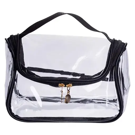 Набір косметичок Yiwu HP-16-6K, 23х14.5х17 см / 18х8х10.5 см водонепроникні 2 шт. прозорі - фото 7