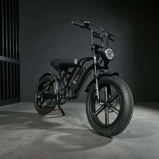 Электровелосипед Volto Vortex 22" фетбайк 1000W 48V 19Ah PAS система черный - фото 5