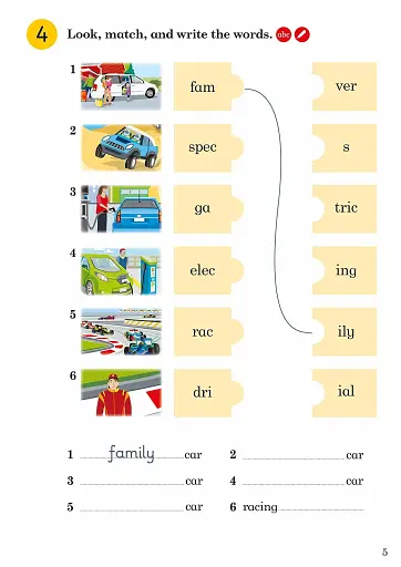 Ladybird Readers 1 Cars Activity Book - фото 3