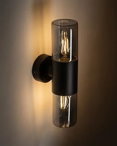 Вуличний світильник Nowodvorski 11372 Ida II E27 2x10W IP44 Bk - фото 3