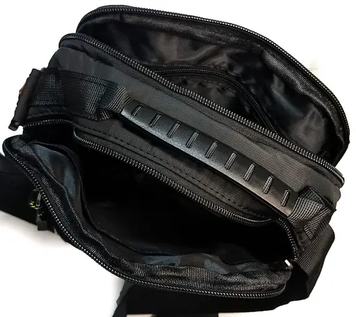 Чоловіча сумка-планшет чорна Lanpad sum0028755 - фото 4