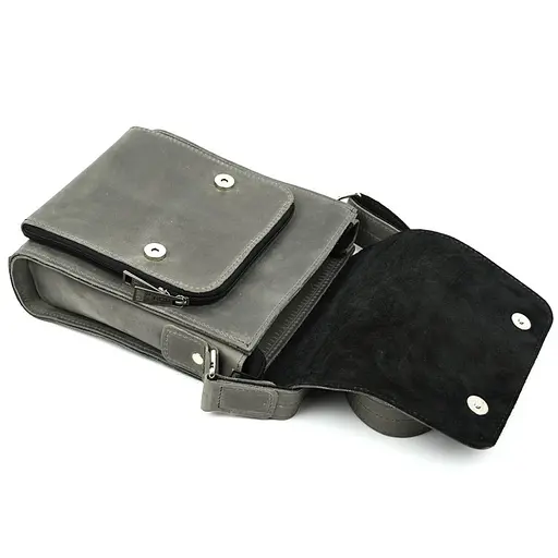 Кожаная сумка-планшет через плечо Tarwa 26х22х6 см sum0028323 - фото 7