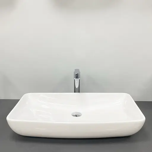 Умивальник VBI Silvi 70 white накладний VBI-015101, Білий - фото 5