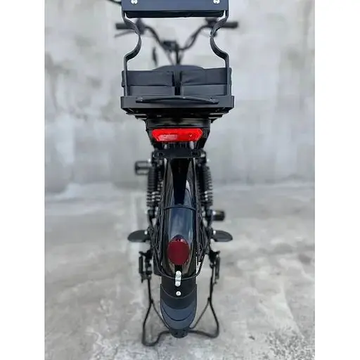 Электровелосипед Minako U20" 800W 48V 18Ah + сиденье/багажник черный - фото 9