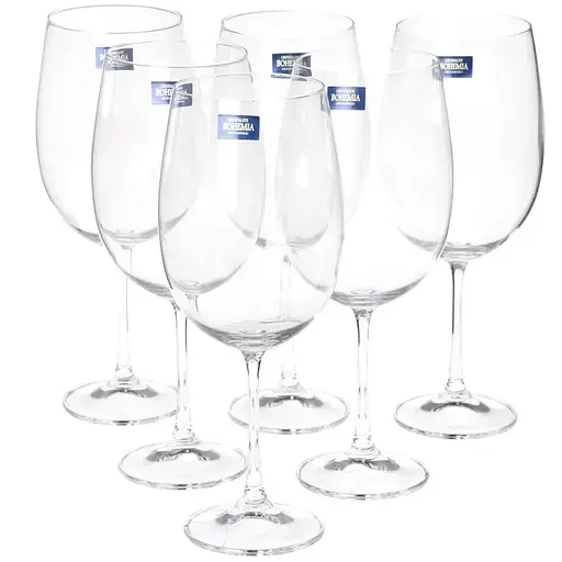 Набір келихів для вина Lora Гера NGA4SETWINE 580 мл 6 шт.