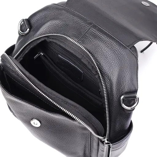 Классический женский рюкзак из натуральной кожи Vintage 23х30х13 см sum0027387 - фото 8