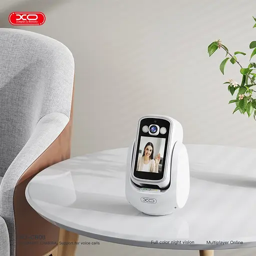 Двухсторонняя камера видеонаблюдения XO-CR08 Беспроводная видео няня с ночным режимом и микрофоном - фото 2