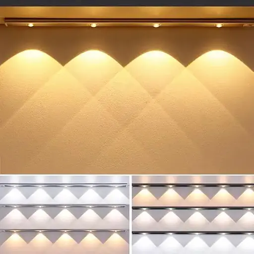 Сенсорний світильник LED з датчиком руху MZ-L1602 (40*10*800mm) Black - фото 2