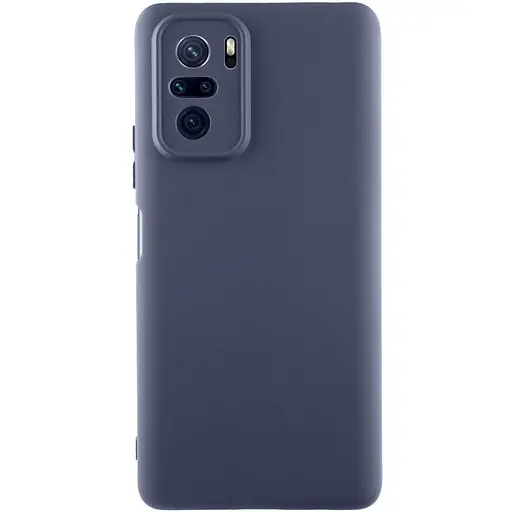 Чехол Silicone Cover Lakshmi Full Camera (AAA) для Xiaomi Redmi Note 10 / Note 10s / Poco M5s Темно-синий / Midnight blue
