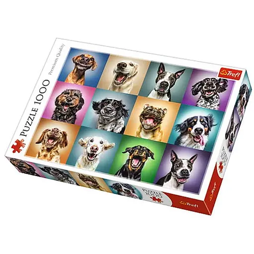 Пазл Trefl Веселі собачі портрети 1000 ел. (10462) - фото 1