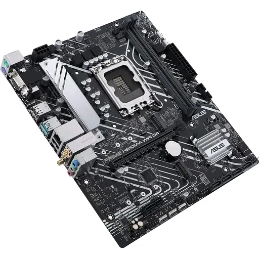 Материнская плата Asus Prime H610M-A WIFI D4 s1700 H610 2xDDR4 M.2 HDMI D-Sub DP Wi-Fi BT mATX - фото 3