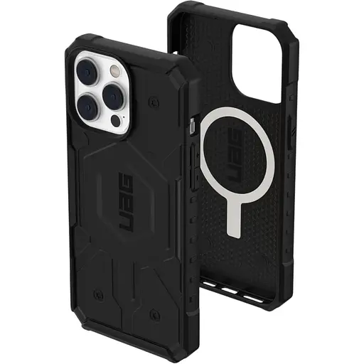 Оригінальний протиударний чохол UAG Pathfinder MagSafe для iPhone 14 Pro (6.1") Black 114054114040