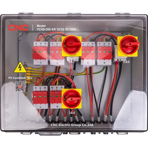 Панель отключения PV CNC 6in-6out YCX8-DIS 6/6 32/32 DC1000