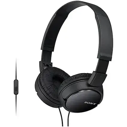 Навушники Sony On-ear MDR-ZX110 3.5 mini-jack чорні - фото 2