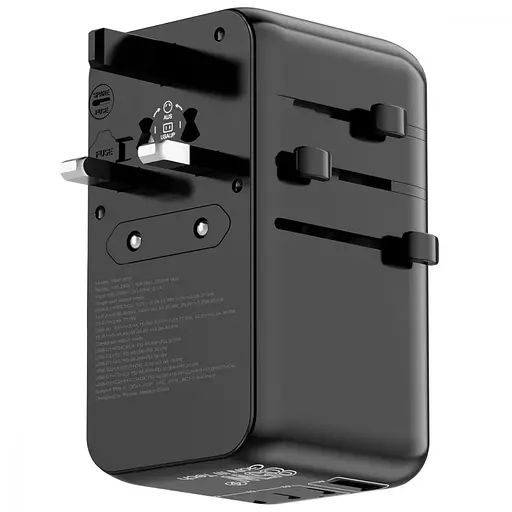 Адаптер зарядний перехідник Proove Trip 85W на всі типи розеток - фото 4