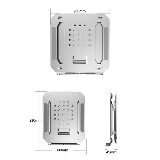 Тримач настільний T3 алюмінієвий для ноутбука - фото 10
