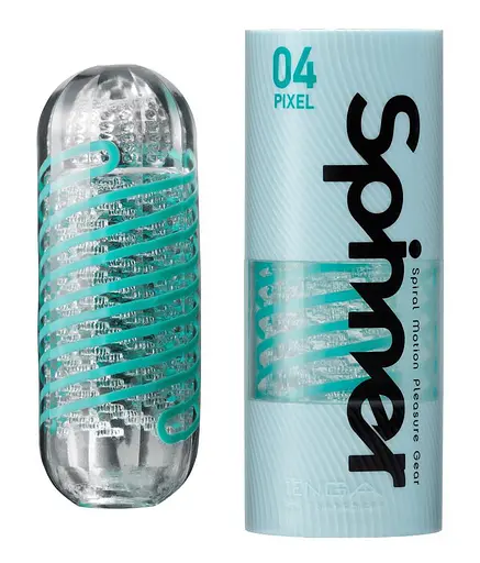 Мастурбатор Tenga Spinner Pixel мятный - фото 2