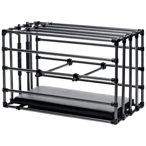 Прочная разборная клетка для наказаний Kennel Adjustable Bondage Cage