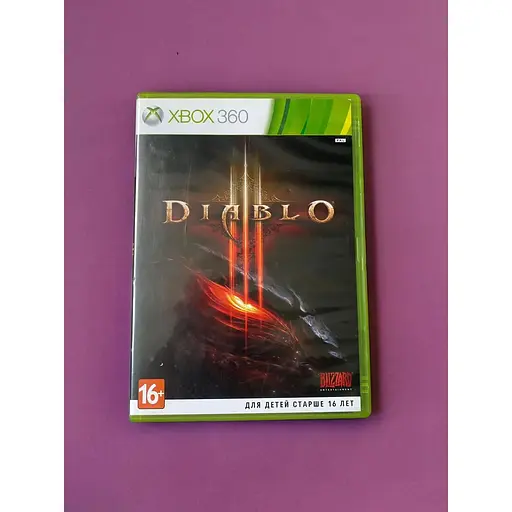 Диск с игрой на Xbox 360 лицензия Diablo III, игра на Xbox 360 Diablo III