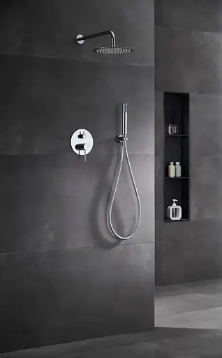 Душова система прихованого монтажу Imex Monza хром GPM039, Хром - фото 2