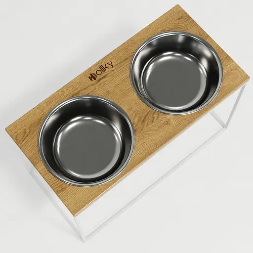 Hollky Base XXL40 — миски на подставке для очень больших собак (2 × 2,8 л) - фото 5