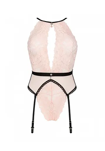 Боді Obsessive Lilines L/XL рожевий - фото 7