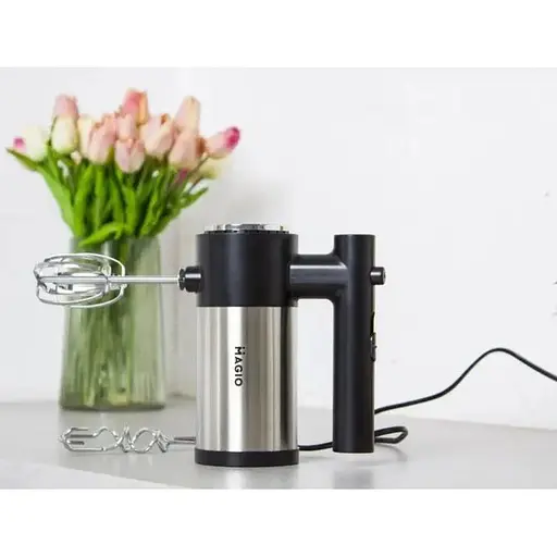 Ручний міксер Magio MG-231 для дому 5 швидкостей чорний 300 Вт - фото 5