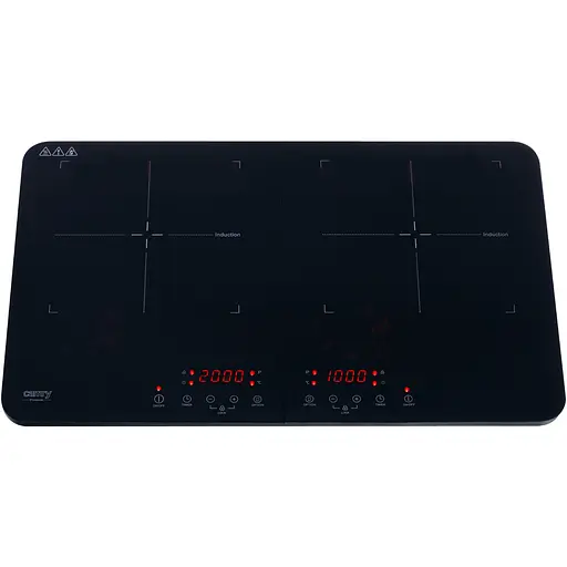 Плита настільна Camry CR 6514 індукційна/ конфорок: 2/ 3500Вт+3500В/ 60°-240° С/ склокераміка - фото 1