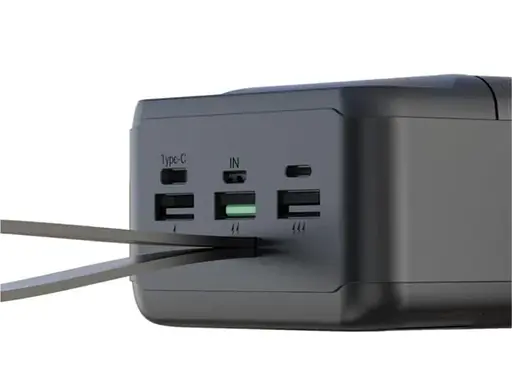 Універсальна мобільна батарея XO PR159 60000mAh PD20W+QC22.5W (Чорний) - фото 9