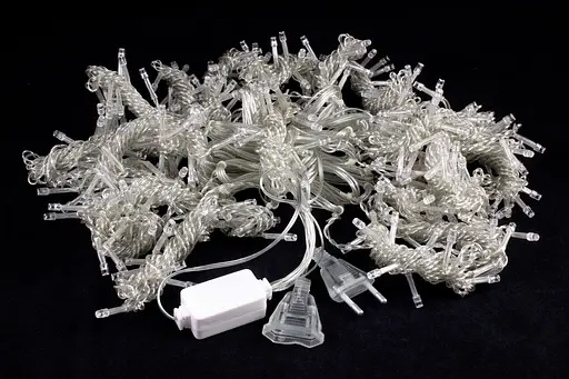 Гірлянда Штора 3х2 м на вікно Тепло-біла Laplandia 360 лампочок від мережі (ww.03.5Т.360+) - фото 2