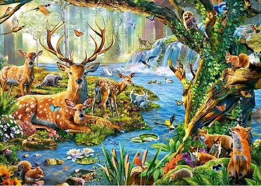 Пазл Castorland puzzle Лесная жизнь, 500 эл. (B-52929) - фото 2