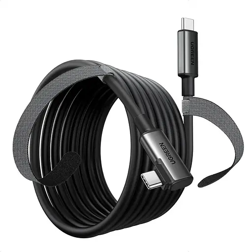 Кабель Ugreen US551 Link Cable C to C для VR Headsets Oculus Quest 2 5Gbps 60W 5 метров - фото 1