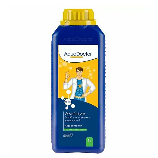 Засіб для усунення водоростей Альгіцид AC Mix AquaDoctor 21650AD 1 л - фото 1