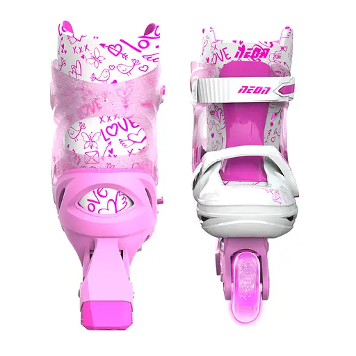 Ролики Neon Inline Skates Размер 34-37 Розовый - фото 2