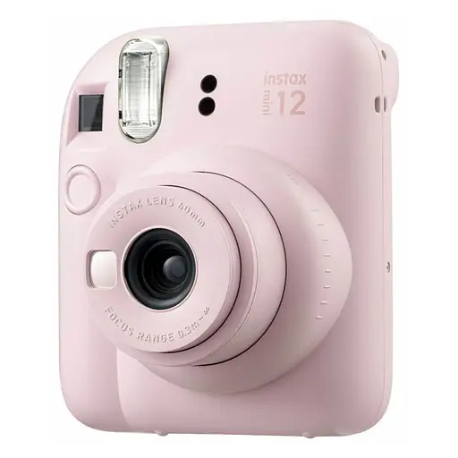 Набор камера Fujifilm Instax Mini 12, Фотобумага 20шт, Прозрачный чехол, Фотоальбом 64 фото Розовый - фото 3