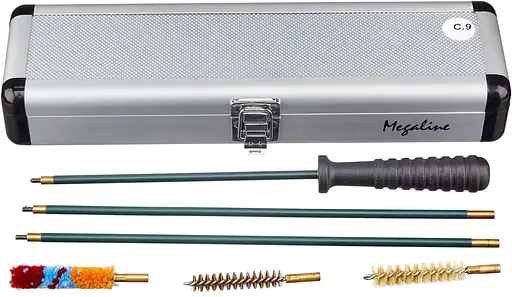 Набор MEGAline для чистки резьбового оружия кал 9 мм, сталь в оплетке 1/8 - фото 2
