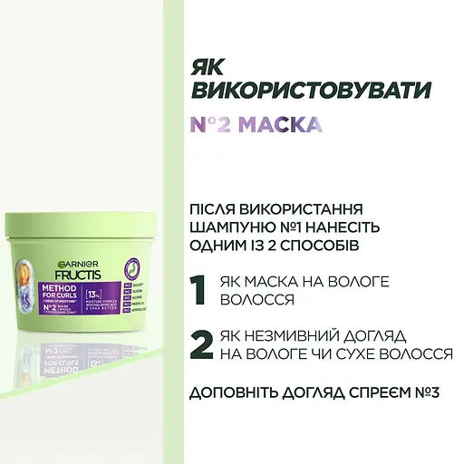 Маска для волосся Garnier Fructis Hydra Curls зволожувальна для хвилястого та кучерявого волосся 400 мл - фото 5