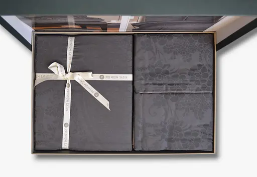 Постільна білизна Tracy Steel Grey Сатин Делюкс La Romano pbe0051956 - фото 4