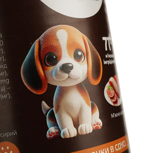 Уценка. Полнорационный корм для взрослых собак MAU PAW Кусочки в соусе Мясное ассорти консервированные 415 г - фото 5