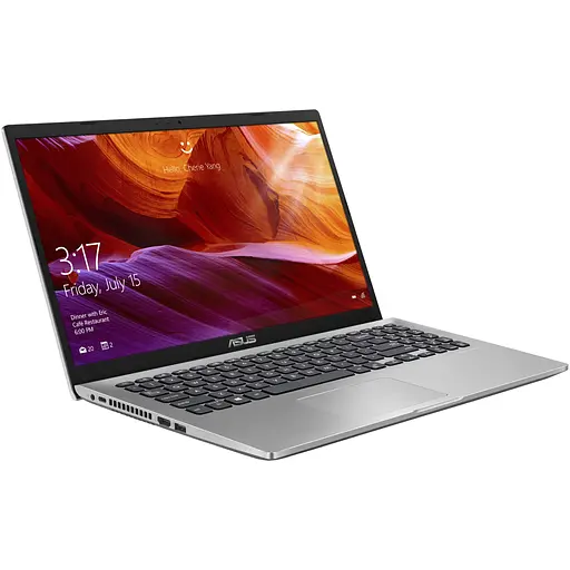 Ноутбук ASUS X509MA з процесором Intel Celeron N4020 pana la 2.80 GHz, 15.6", HD, 4GB, 256GB SSD, Intel UHD графікою 600, DOS, Transparent сріблястий - фото 4
