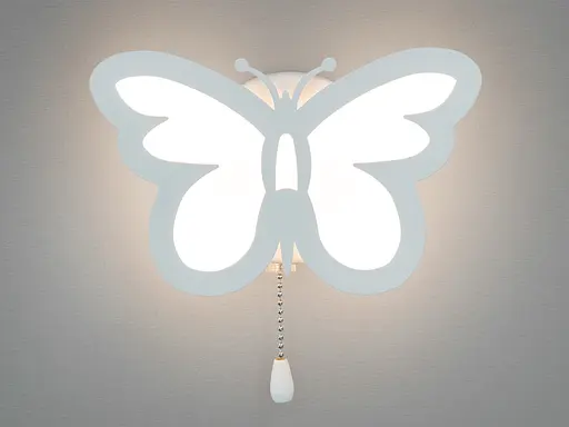 Настінний LED світильник Метелик, 20W, білий - фото 1
