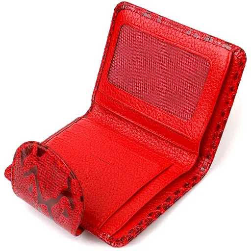 Жіночий шкіряний гаманець Canpellini 9х11.7х1 см acs0025501 - фото 4