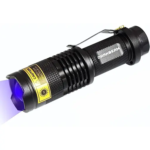 Ультрафиолетовый фонарик LED DARKBEAM UV 365nm Light Woods лампа Blacklight