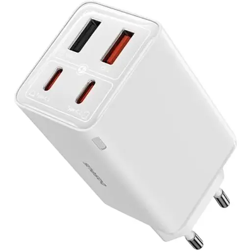 Сетевое зарядное устройство Baseus GaN6 Pro White (P10162701213-00) [127640]