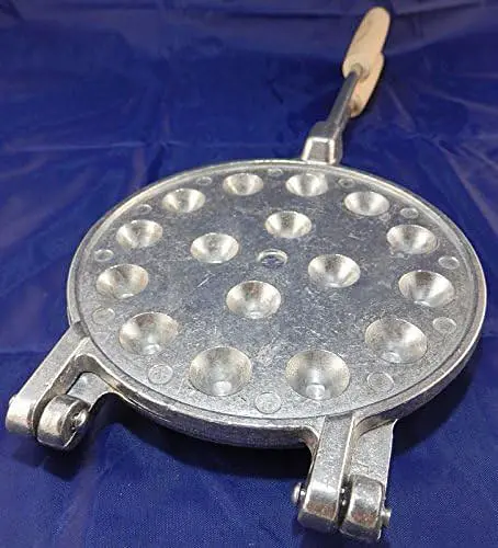 Орешница форма алюминиевая с ручками для выпечки орешков на 16 половинок орехов, ХЕАЗ 81836 - фото 7