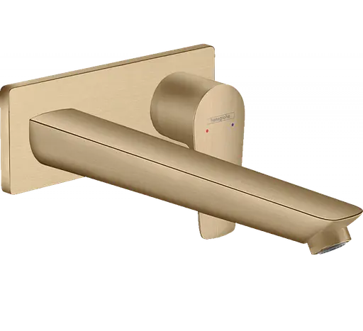 Змішувач Hansgrohe Talis E для раковини зі стіни прихованого монтажу 225 мм Brushed Bronze 71734140 Бронза - фото 1