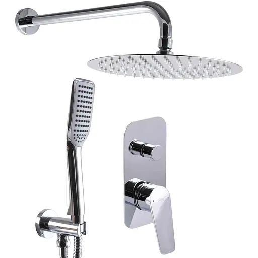 Душова система Topaz Capri TCA-15205-H43 D35, Хром - фото 1