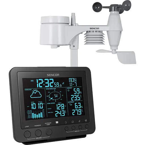 Метеостанция Sencor SWS 9700 (35049075) черная [134778]