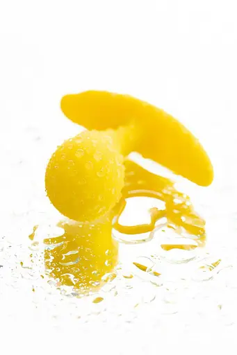 Анальна пробка ToDo Anal Plug Blob 5.5 см (жовтий) - фото 6