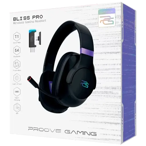 Bluetooth Stereo Proove Gaming Bliss Pro (APP) black UA - фото 5